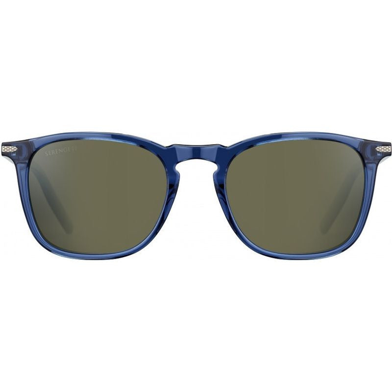 Delio, Shiny Dark Blue/555nm Photochromic Polarised Glass Lenses