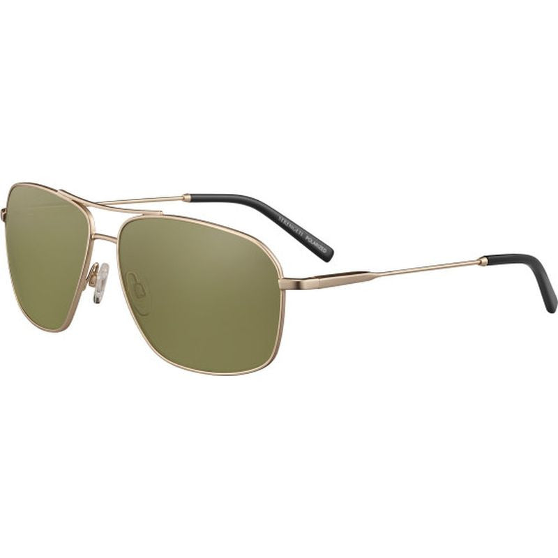 Dorwinn, Matte Light Gold/555nm Photochromic Polarised Glass Lenses