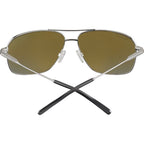 Dorwinn, Shiny Silver/555nm Blue Photochromic Polarised Glass Lenses