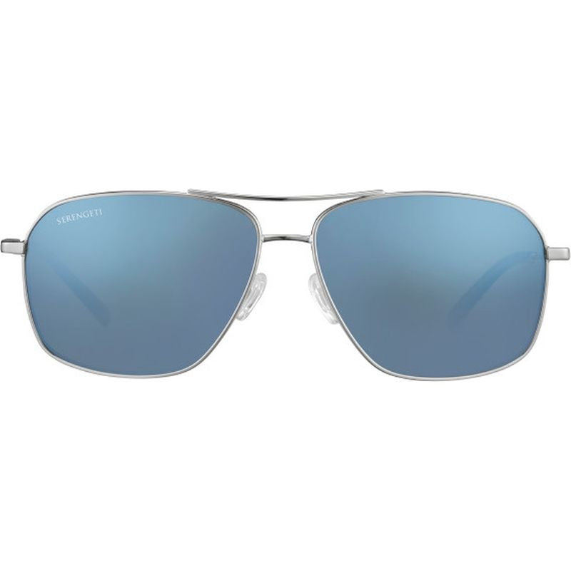 Dorwinn, Shiny Silver/555nm Blue Photochromic Polarised Glass Lenses