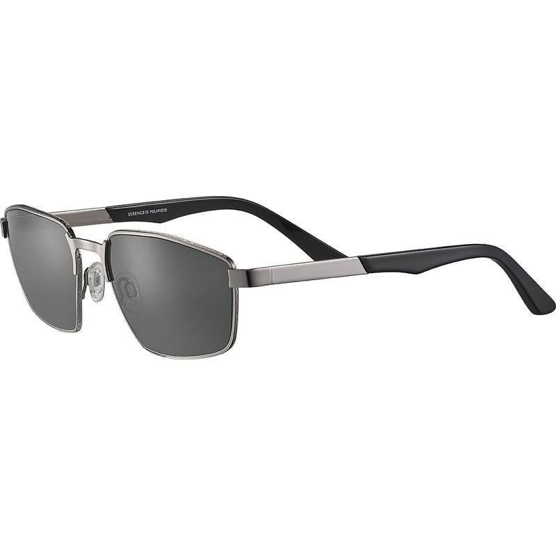 Kean, Shiny Gunmetal/Smoke Photochromic Glass Polarised Lenses
