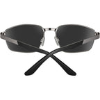 Kean, Shiny Gunmetal/Smoke Photochromic Glass Polarised Lenses