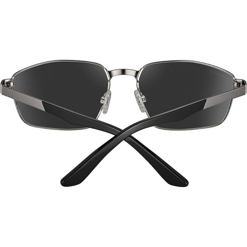 Kean, Shiny Gunmetal/Smoke Photochromic Glass Polarised Lenses