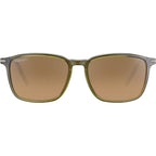Lenwood, Shiny Crystal Dark Green/Drivers Photochromic Polarised Glass Lenses
