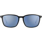 Lenwood, Shiny Black/555nm Blue Photochromic Polarised Glass Lenses