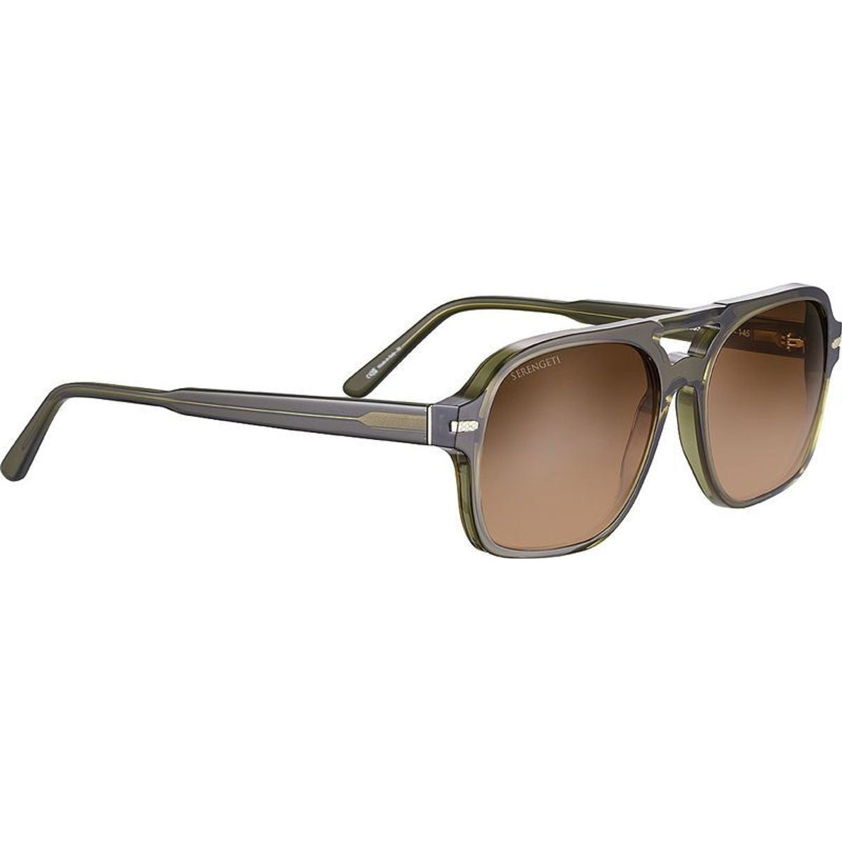 Marco, Shiny Crystal Dark Green/Drivers Gradient Photochromic Polarised Glass Lenses