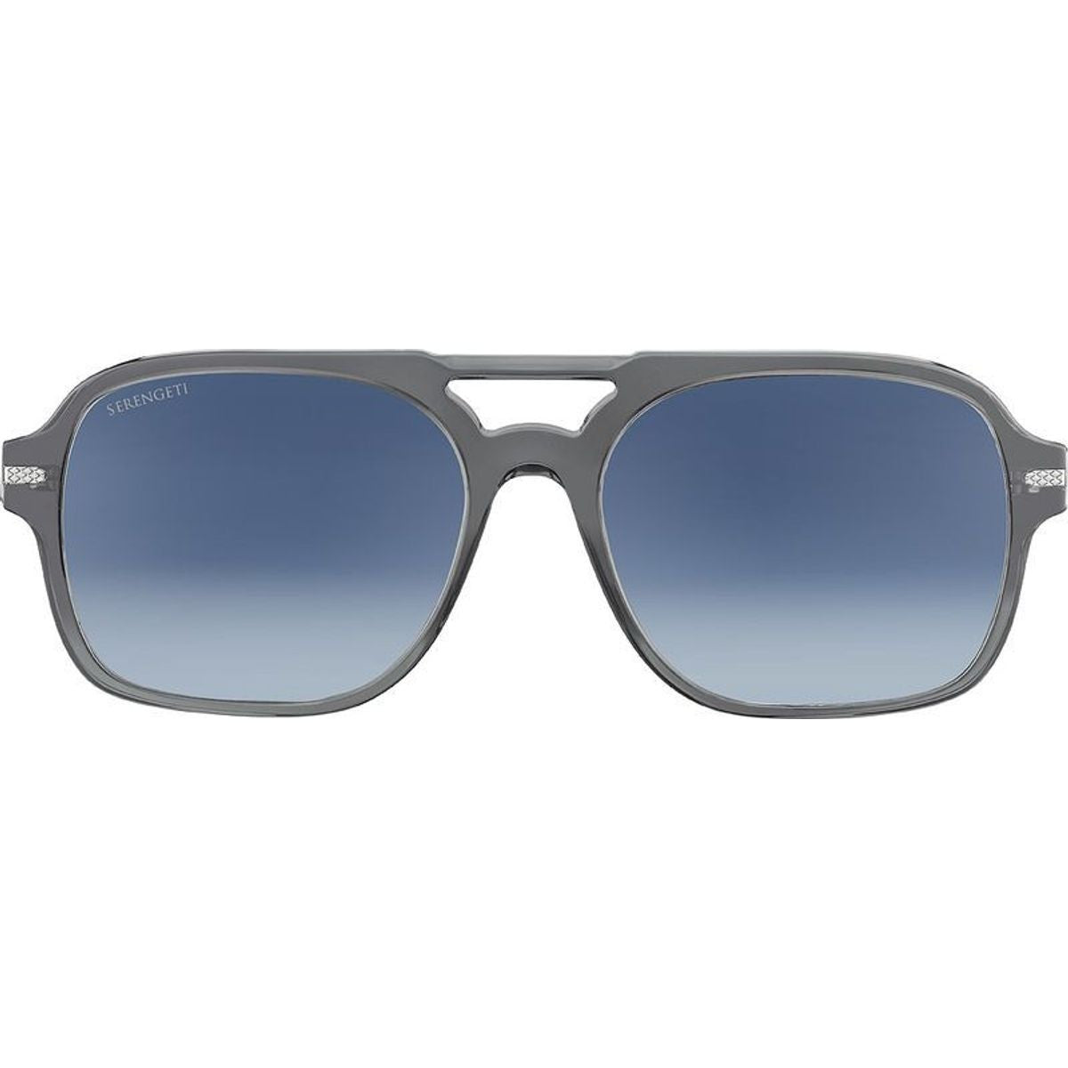 Marco, Shiny Crystal Stormy Grey/Blue Gradient Photochromic Polarised Glass Lenses