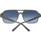 Marco, Shiny Crystal Stormy Grey/Blue Gradient Photochromic Polarised Glass Lenses