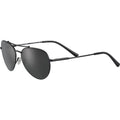 Pete, Matte Black/Smoke Photochromic Glass Polarised Lenses