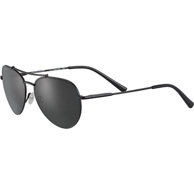 Pete, Matte Black/Smoke Photochromic Glass Polarised Lenses