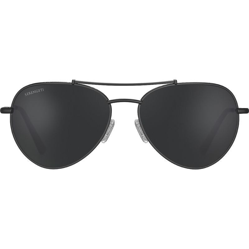 Pete, Matte Black/Smoke Photochromic Glass Polarised Lenses