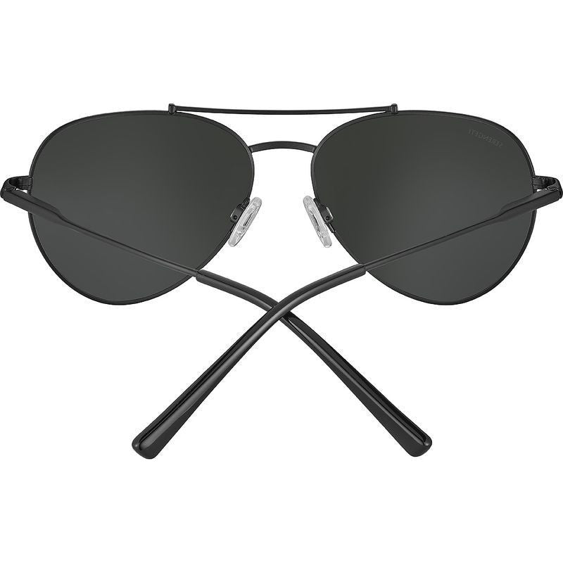 Pete, Matte Black/Smoke Photochromic Glass Polarised Lenses