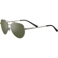 Pete, Shiny Gunmetal/555nm Photochromic Glass Polarised Lenses