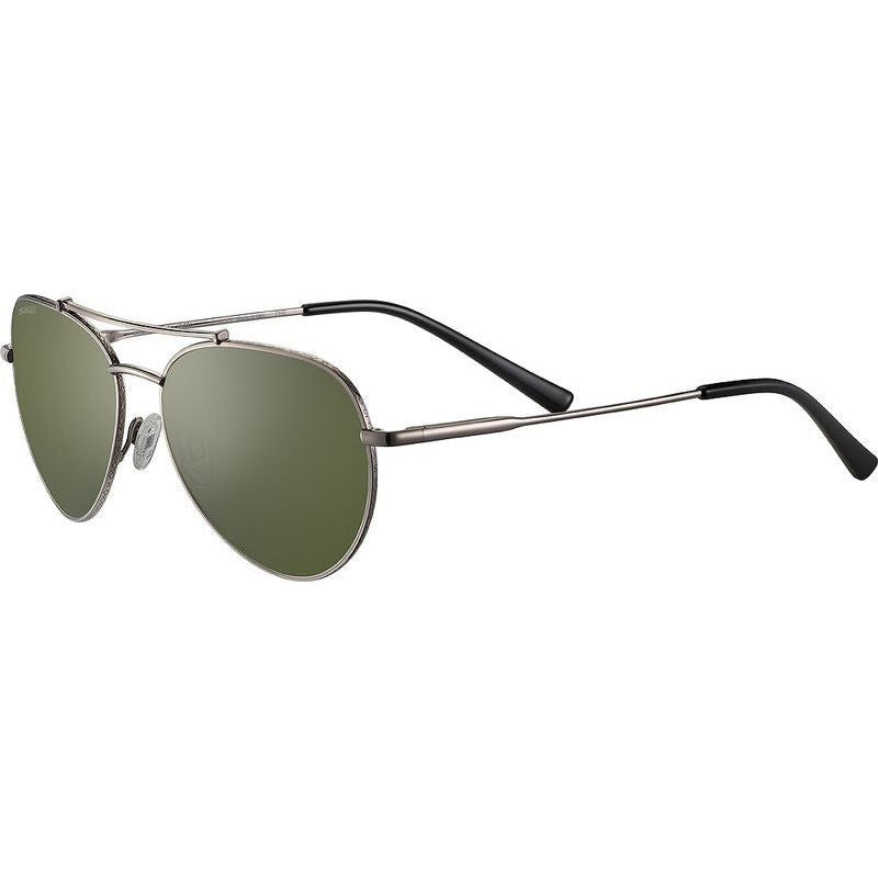 Pete, Shiny Gunmetal/555nm Photochromic Glass Polarised Lenses