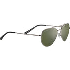 Pete, Shiny Gunmetal/555nm Photochromic Glass Polarised Lenses