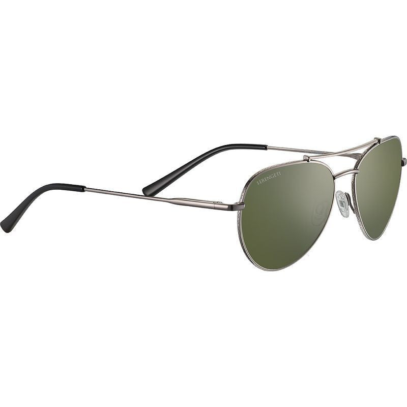 Pete, Shiny Gunmetal/555nm Photochromic Glass Polarised Lenses