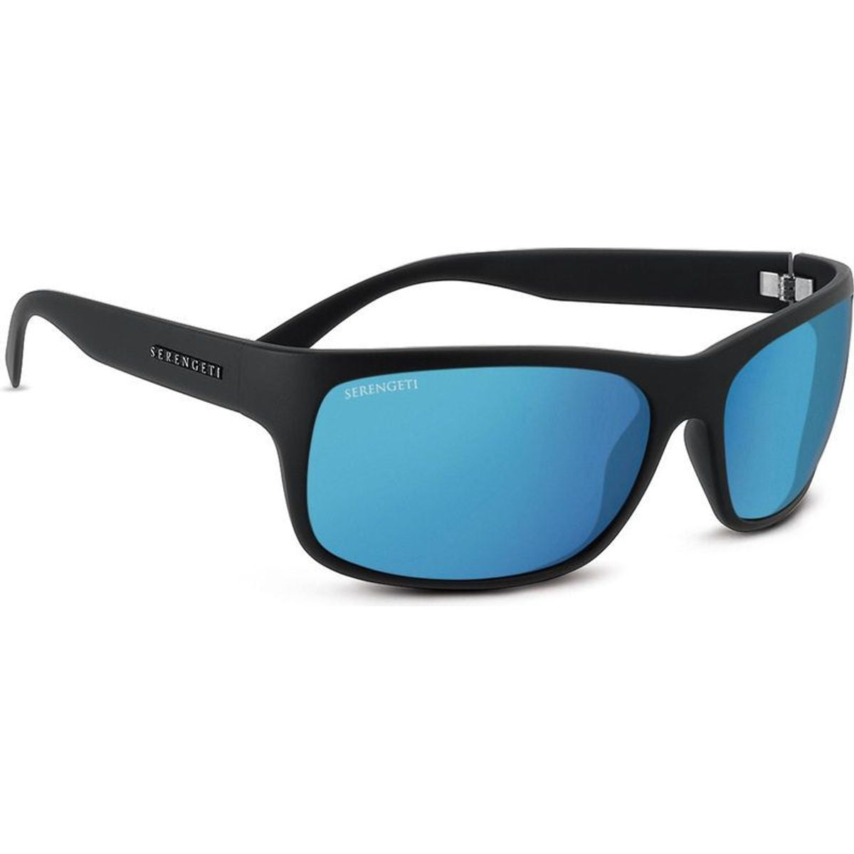 Pistoia, Satin Black/555nm Blue Photochromic Polarised Lenses