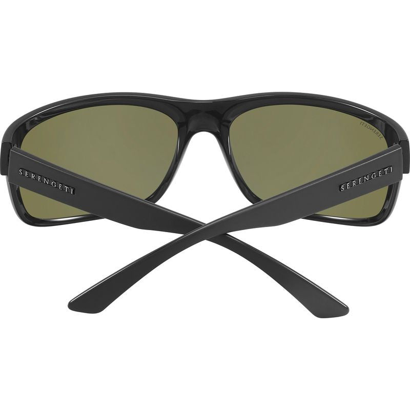 Pistoia, Shiny Satin Black/555nm Photochromic Polarised Glass Lenses