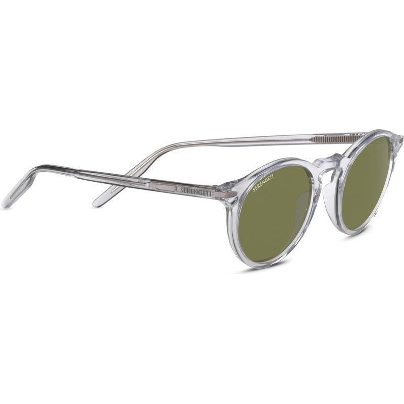 Raffaele, Shiny Crystal/555nm Photochromic Polarised Glass Lenses