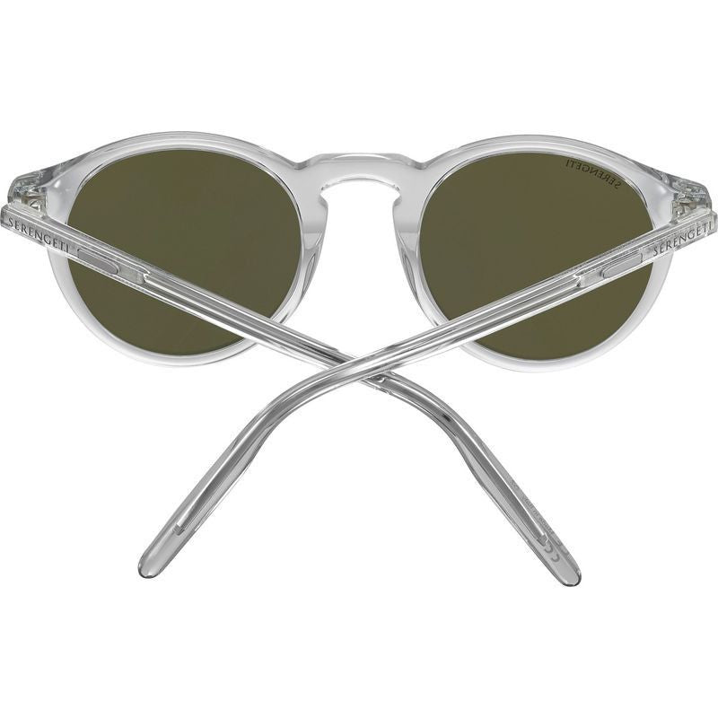 Raffaele, Shiny Crystal/555nm Photochromic Polarised Glass Lenses