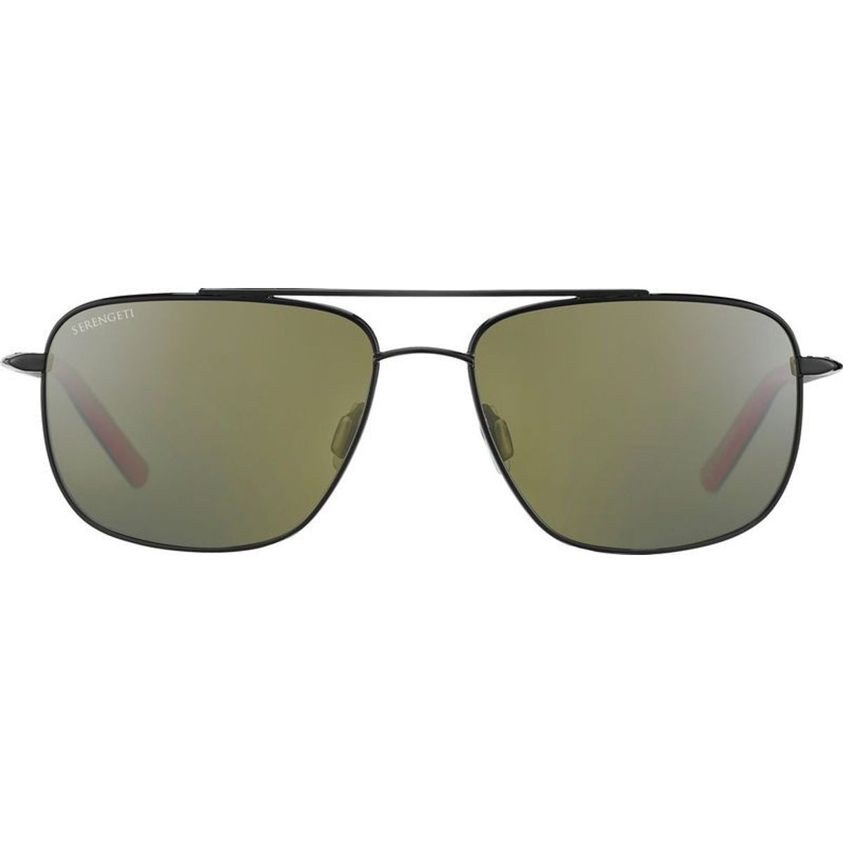 Tellaro, Shiny Black and Red/555nm Photochromic Polarised Glass Lenses