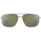 Tellaro, Shiny Gunmetal and Black/555nm Photochromic Polarised Glass Lenses