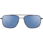 Tellaro, Matte Black and Blue/555nm Blue Photochromic Polarised Glass Lenses