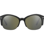 Vinita, Shiny Black and Shiny Gunmetal/555nm Photochromic Polarised Glass Lenses