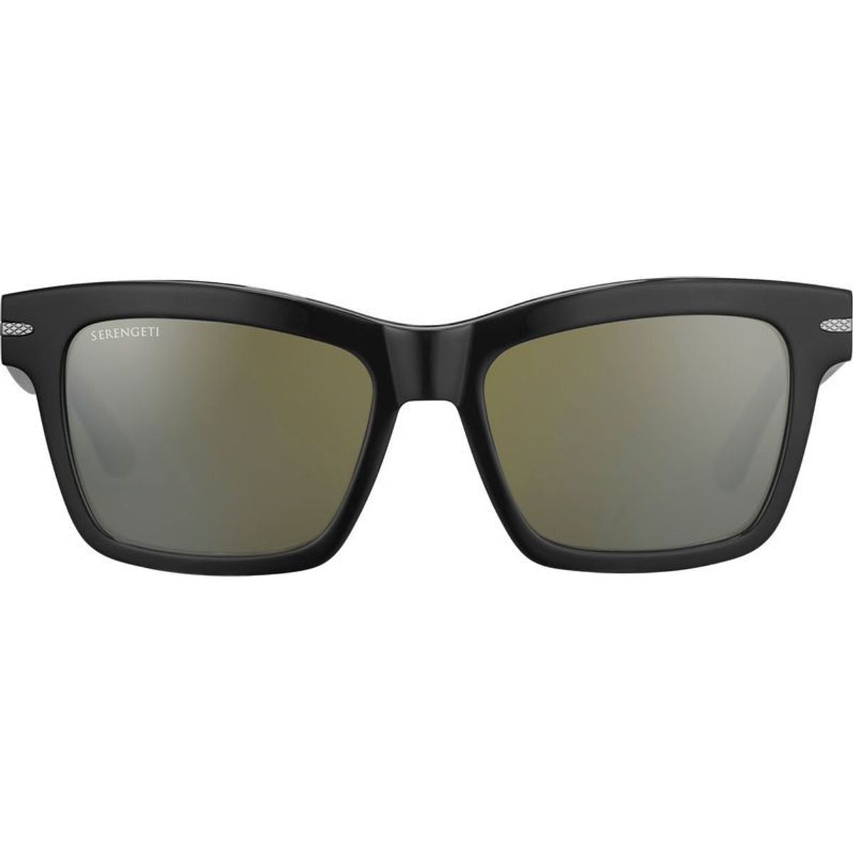 Winona, Shiny Black/555nm Photochromic Polarised Glass Lenses