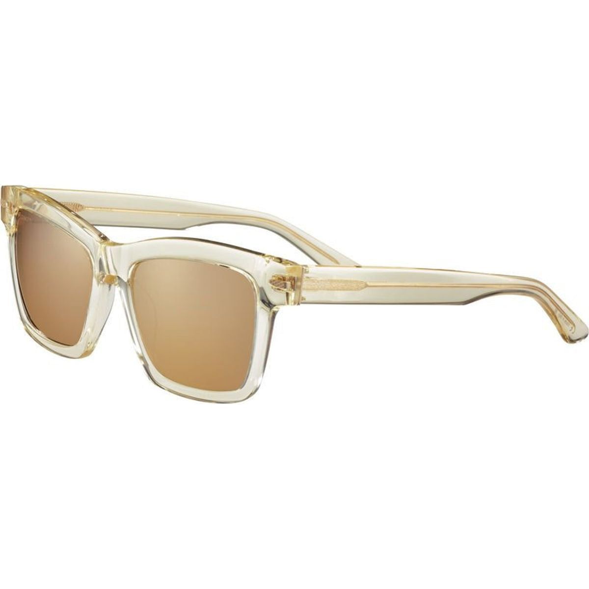 Winona, Shiny Crystal Champagne/Drivers Gold Photochromic Polarised Glass Lenses
