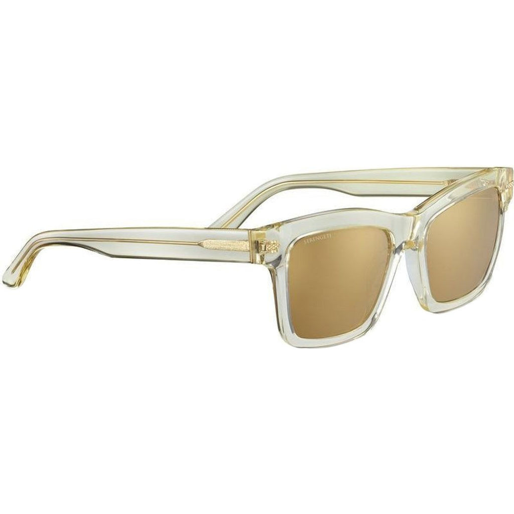 Winona, Shiny Crystal Champagne/Drivers Gold Photochromic Polarised Glass Lenses