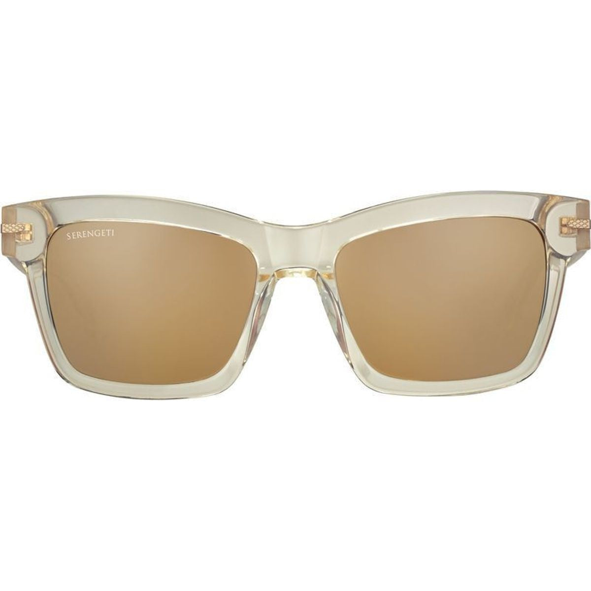 Winona, Shiny Crystal Champagne/Drivers Gold Photochromic Polarised Glass Lenses