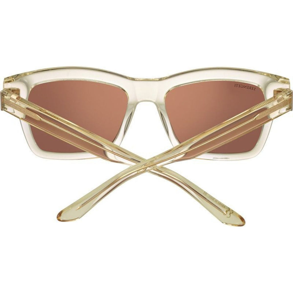 Winona, Shiny Crystal Champagne/Drivers Gold Photochromic Polarised Glass Lenses