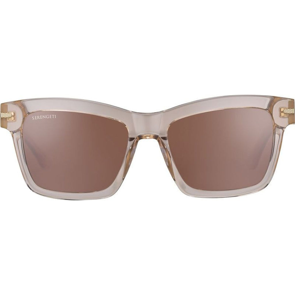 Winona, Shiny Crystal Pink Champagne/Drivers Photochromic Polarised Glass Lenses