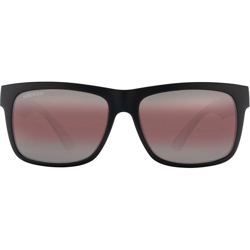Serengeti Positano Matte Black Sedona Polarised Photochromic Front