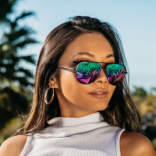 Shadow, Flying Pretty Matte Black/Blue Mirror Polarised Lenses