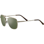 Carroll Large, Shiny Light Gold/555nm Photochromic Glass Polarised Lenses