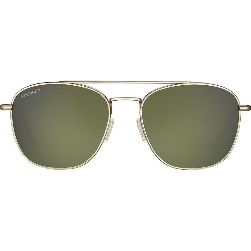 Carroll Large, Shiny Light Gold/555nm Photochromic Glass Polarised Lenses