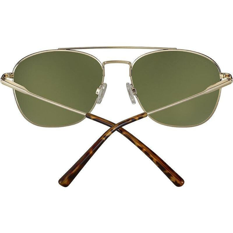 Carroll Large, Shiny Light Gold/555nm Photochromic Glass Polarised Lenses