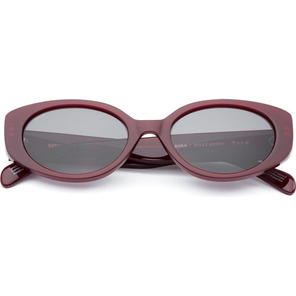 Aura, Milky Berry/Smokey Grey Lenses