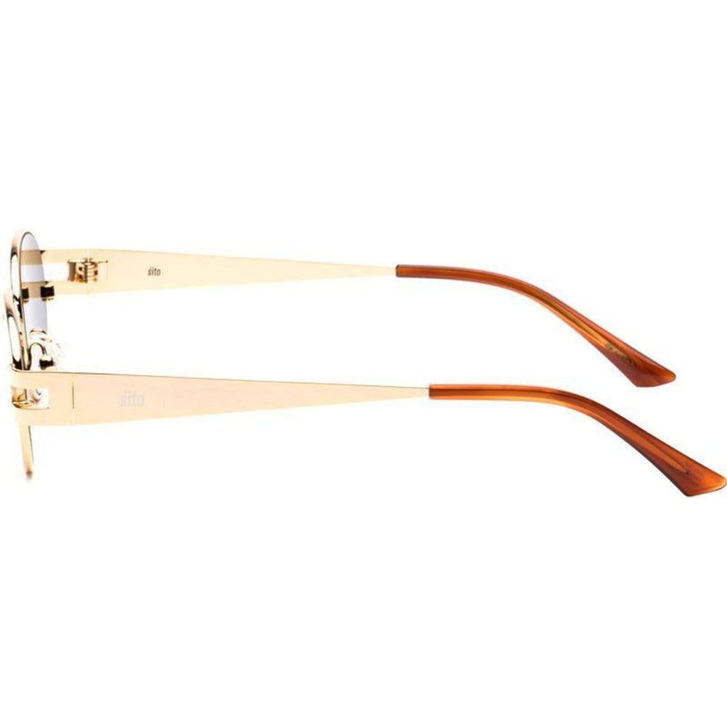 Stevie, Gold and Tangelo/Slate Polarised Lenses