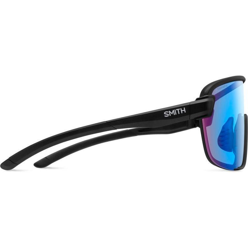 Bobcat, Matte Black/Chromapop Low Light Rose Blue Mirror Lenses