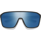 Boomtown, Matte Black/Chromapop Blue Mirror Polarised Lenses