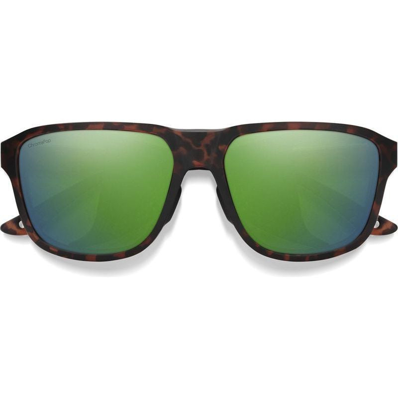 Embark, Matte Tortoise/Chromapop Green Mirror Polarised Lenses