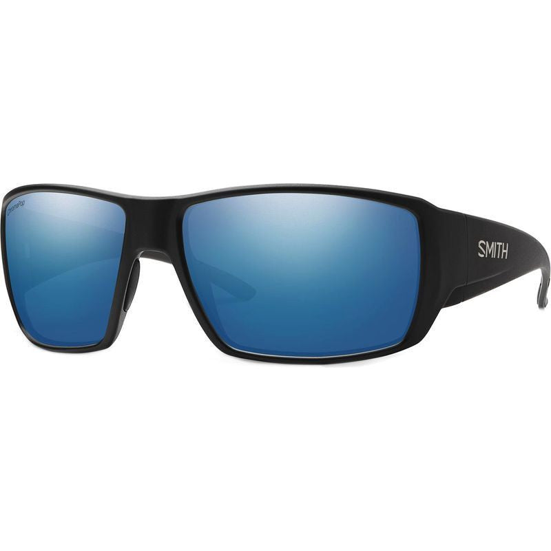 Guide's Choice S, Matte Black/Chromapop Blue Glass Mirror Polarised Lenses