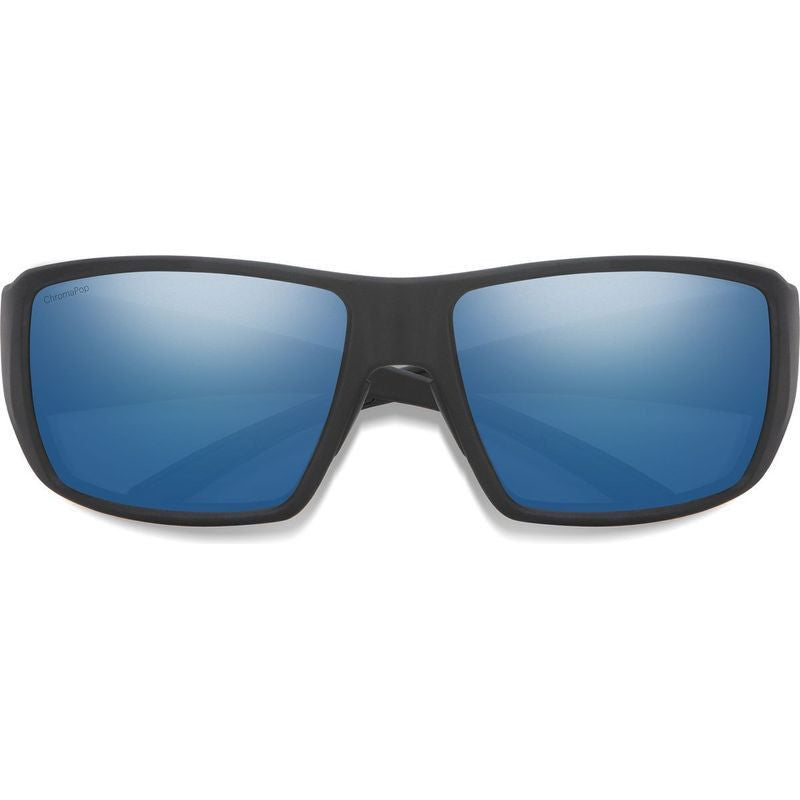 Guide's Choice XL, Matte Black/Chromapop Blue Mirror Glass Polarised Lenses
