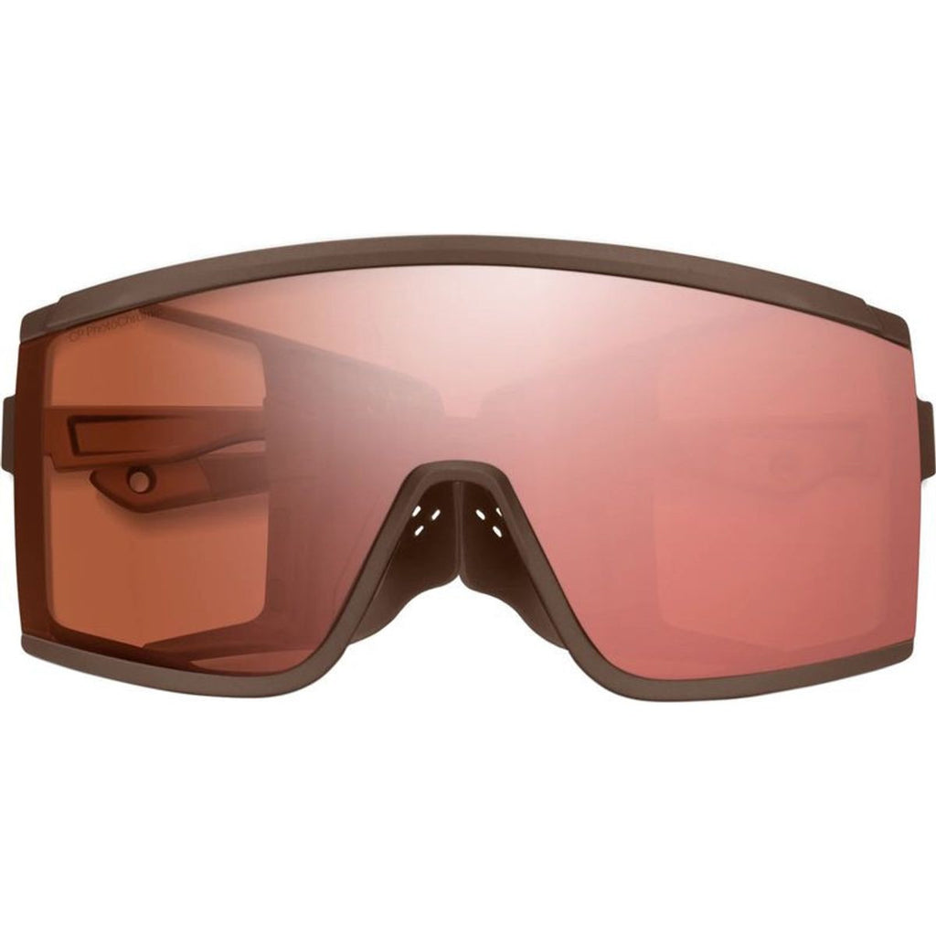 Pursuit, Matte Gold Dust/Chromapop Glacier Photochromic Rose Gold Mirror Lenses