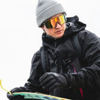 Pursuit, Matte Gold Dust/Chromapop Glacier Photochromic Rose Gold Mirror Lenses