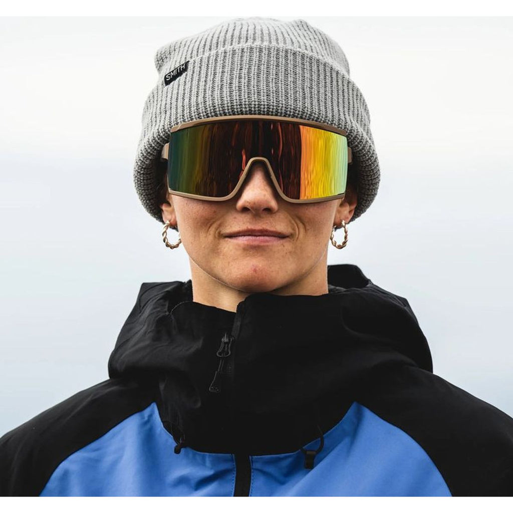 Pursuit, Matte Gold Dust/Chromapop Glacier Photochromic Rose Gold Mirror Lenses