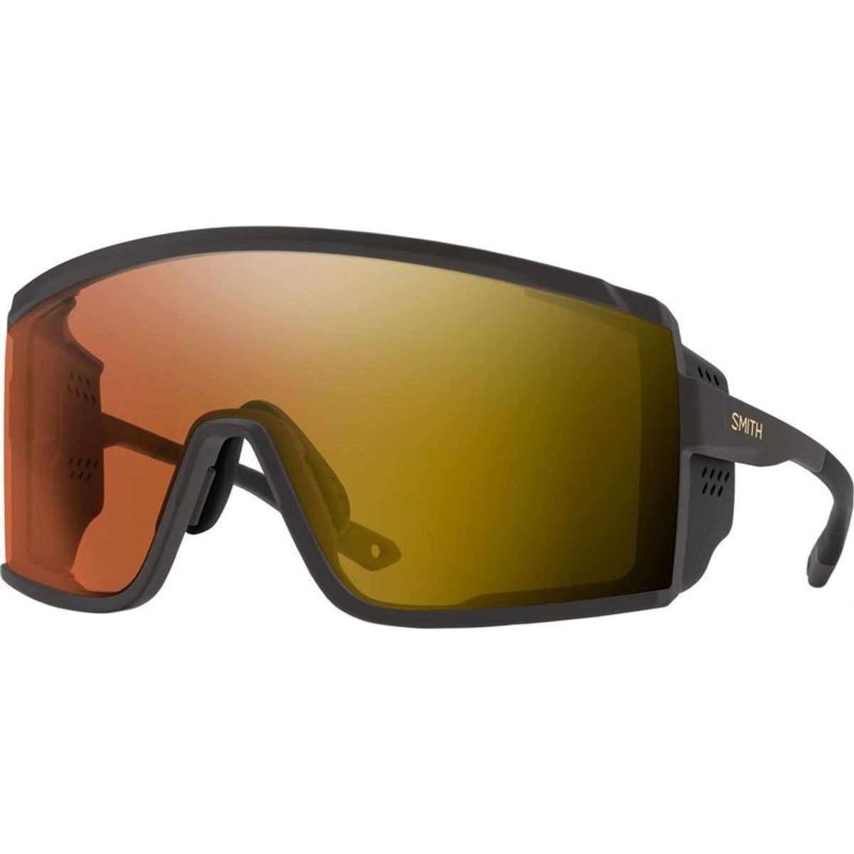 Pursuit, Matte Gravy/Chromapop Glacier Photochromic Copper Gold Mirror Lenses